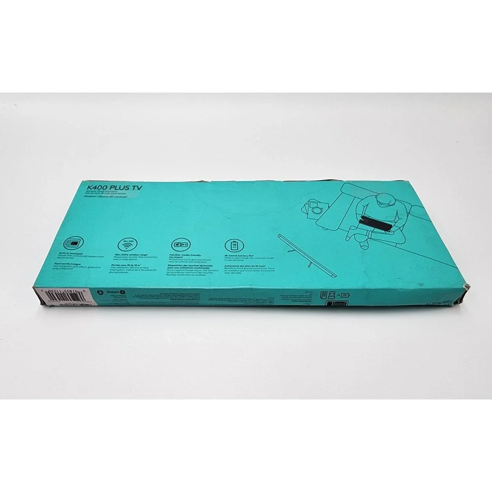 Logitech K400 Plus Wireless Touch With Easy Media Control,built in TouchPad‎